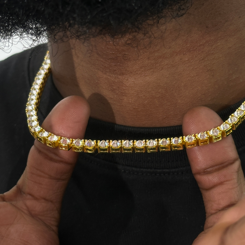 5mm Inverted Setting Tennis Chain Iced Out Shine With Street Luxury - Image 4