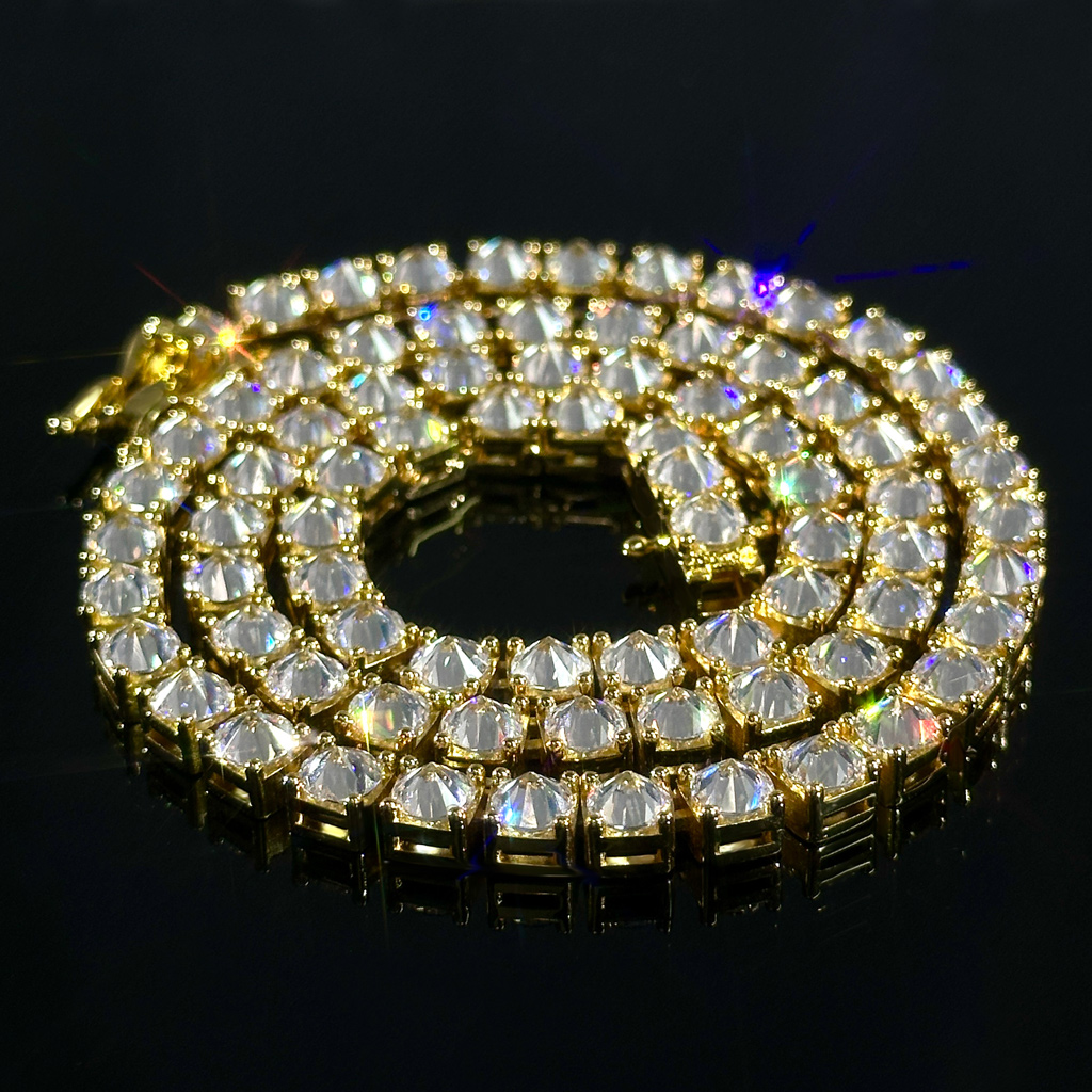 5mm Inverted Setting Tennis Chain Iced Out Shine With Street Luxury - Image 5
