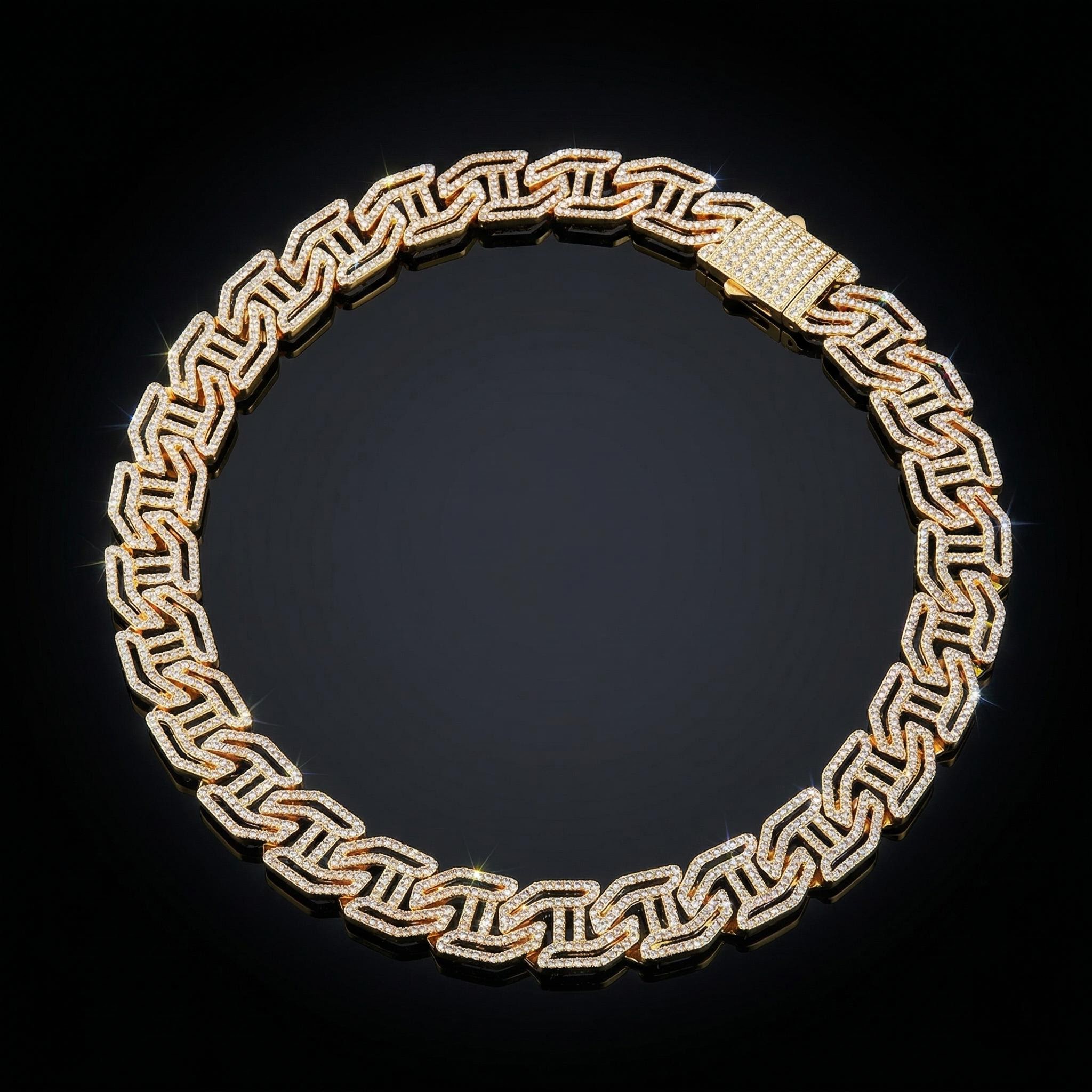 16mm Iced Out Out Cuban Link Chain Cuban Chain Shine With Street Luxury - Image 7