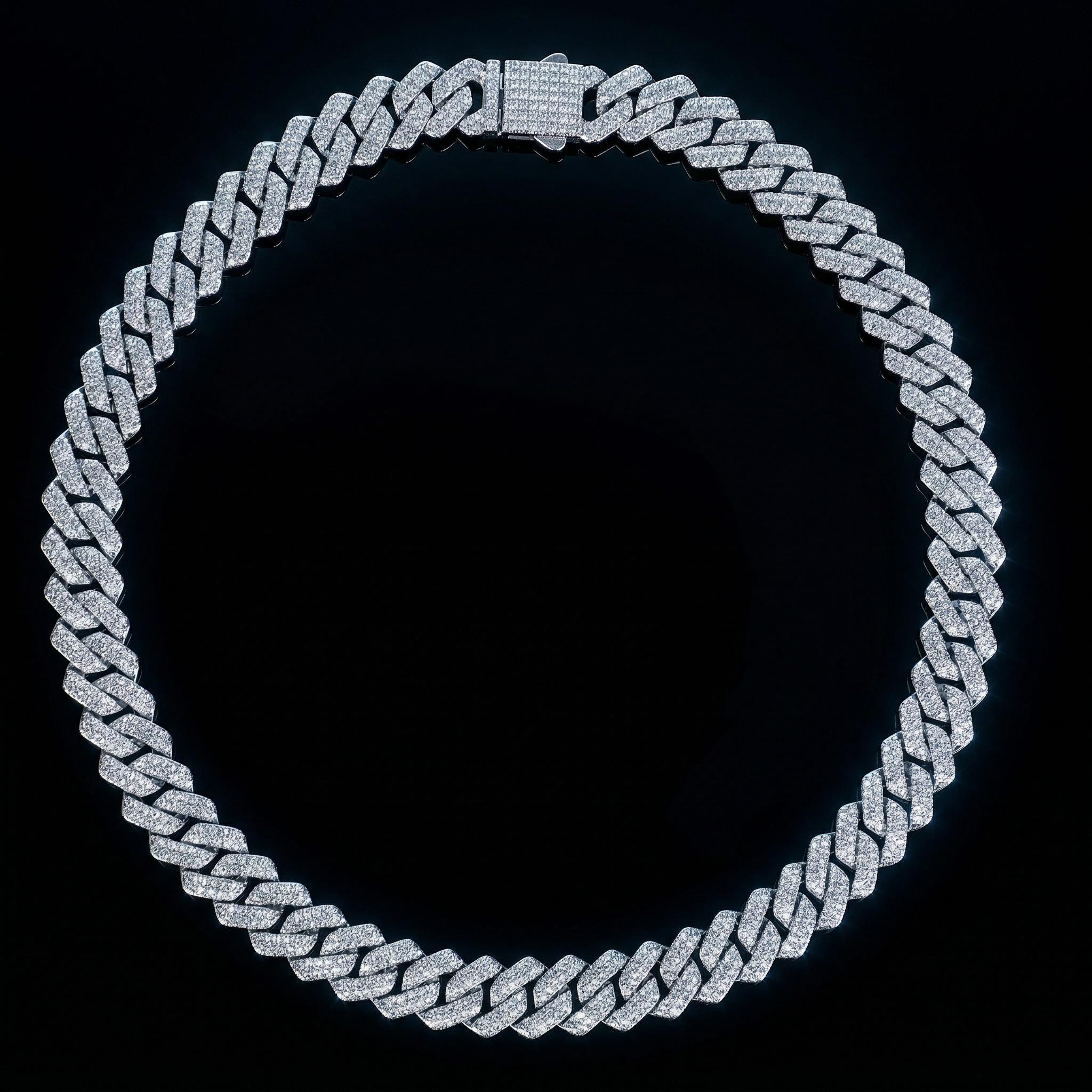 14mm Iced Out Out Miami Cuban Chain Gold With Street Luxury Shine - Image 3