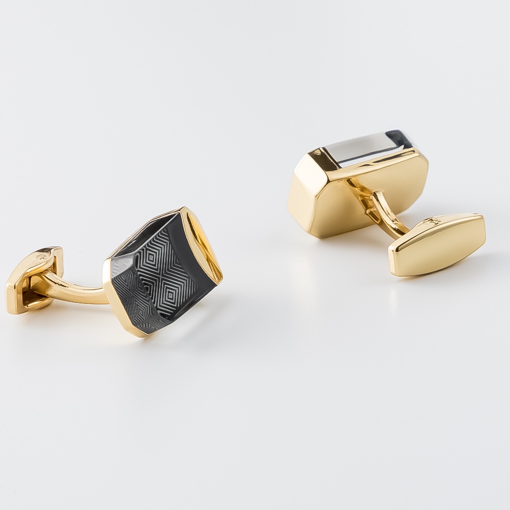Geometric Pattern Cufflinks Bold Statement Style With Street Luxury