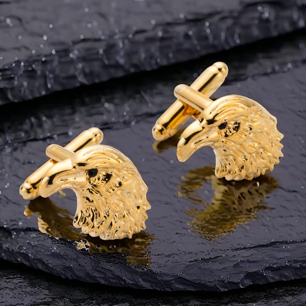 Men's Eagle Cufflinks Bold Statement Style With Street Luxury - Image 3