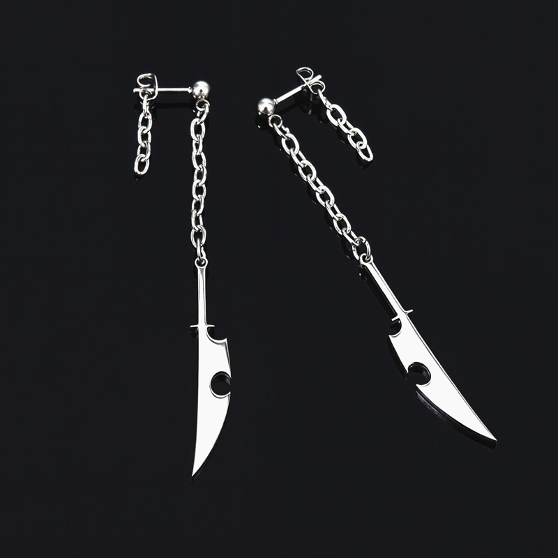 Sword Earring In White Gold Gold With Bold Statement Appeal - Image 4