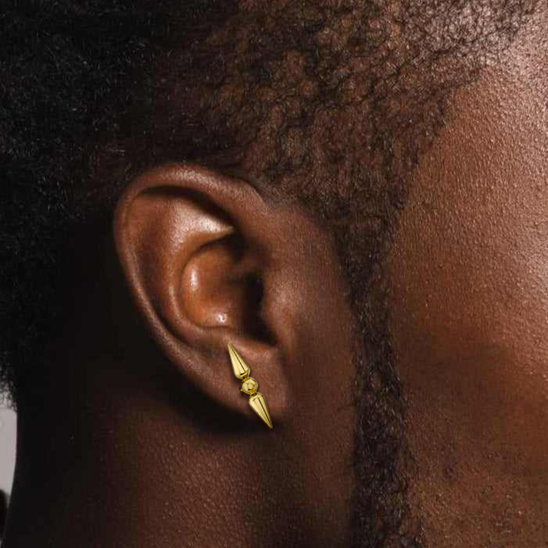 Spear Stud Earrings Bold Statement Style With Street Luxury - Image 3