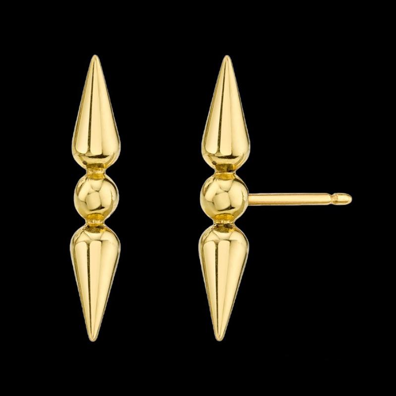 Spear Stud Earrings Bold Statement Style With Street Luxury