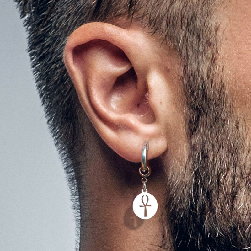 Ankh Dangle Earring Bold Statement Style With Street Luxury