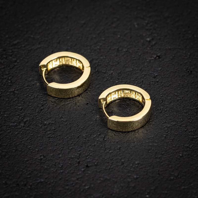 Skeleton Greek Key Hoop Earrings Bold Statement Style With Street Luxury - Image 5