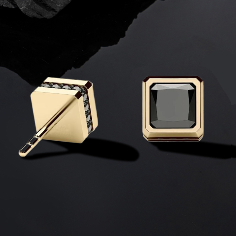 2.12 Ctw Black Diamond Stud Earrings Iced Out Shine With Street Luxury