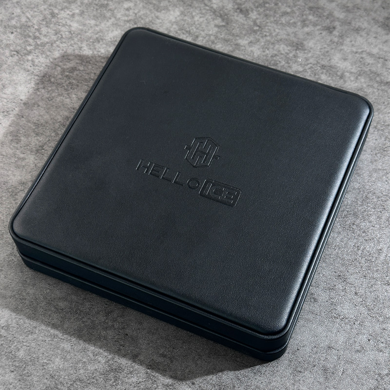 Square Single-storage Pu Jewelry Box For Hip Hop Jewelry Style