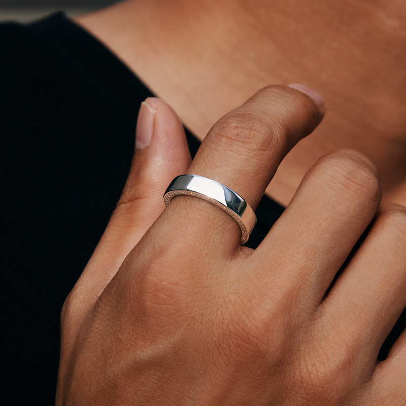 Moissanite Eternity Band Ring In S925 Sterling Silver Iced Out - Image 7
