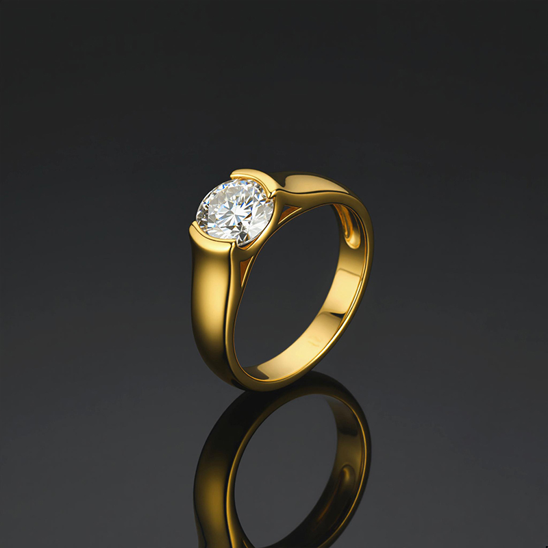 925s & Vvs Moissanite 2ct Ring In White Gold With Iced Out Shine - Image 7