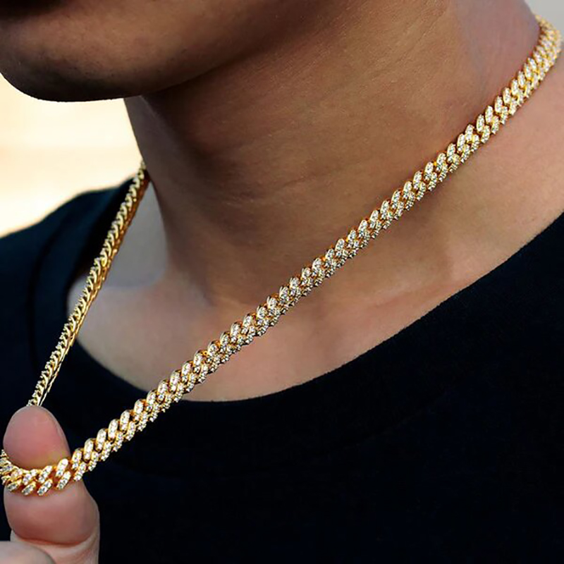 925s & Vvs Moissanite 6mm Cuban Link Chain With Cuban Chain Shine - Image 8