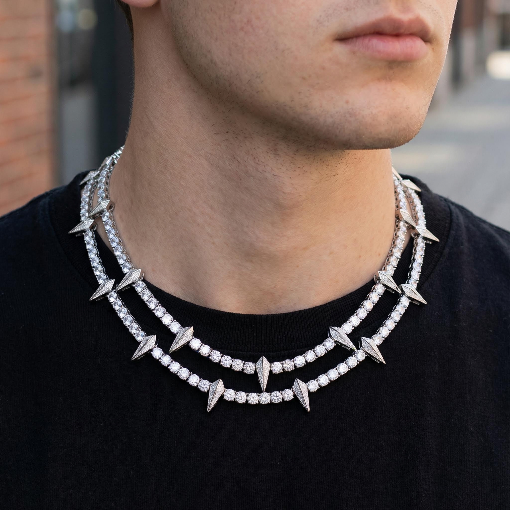 5mm 925s & Vvs Moissanite Fight Tooth And Claw Tennis Chain Iced Out - Image 5