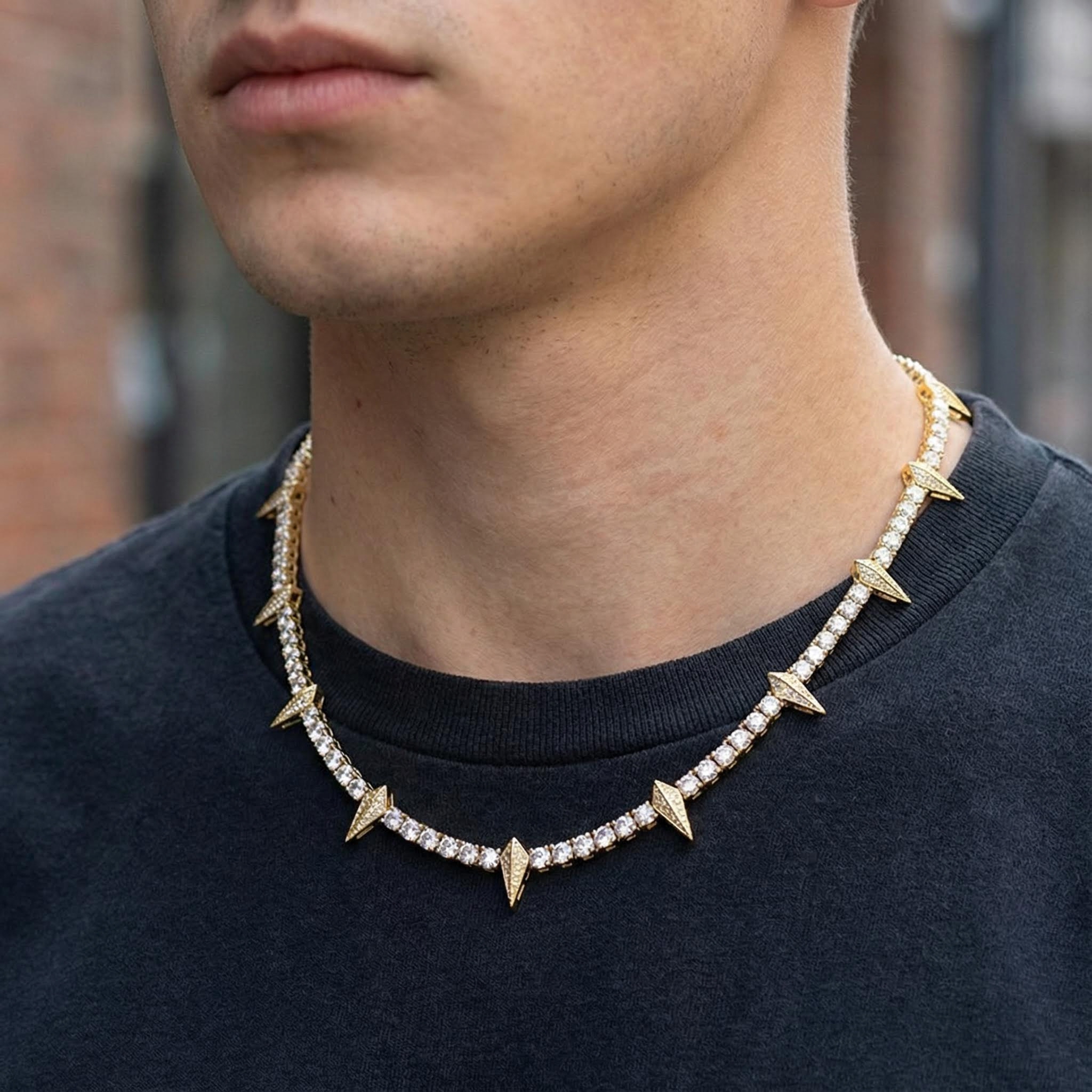 5mm 925s & Vvs Moissanite Fight Tooth And Claw Tennis Chain Iced Out - Image 6