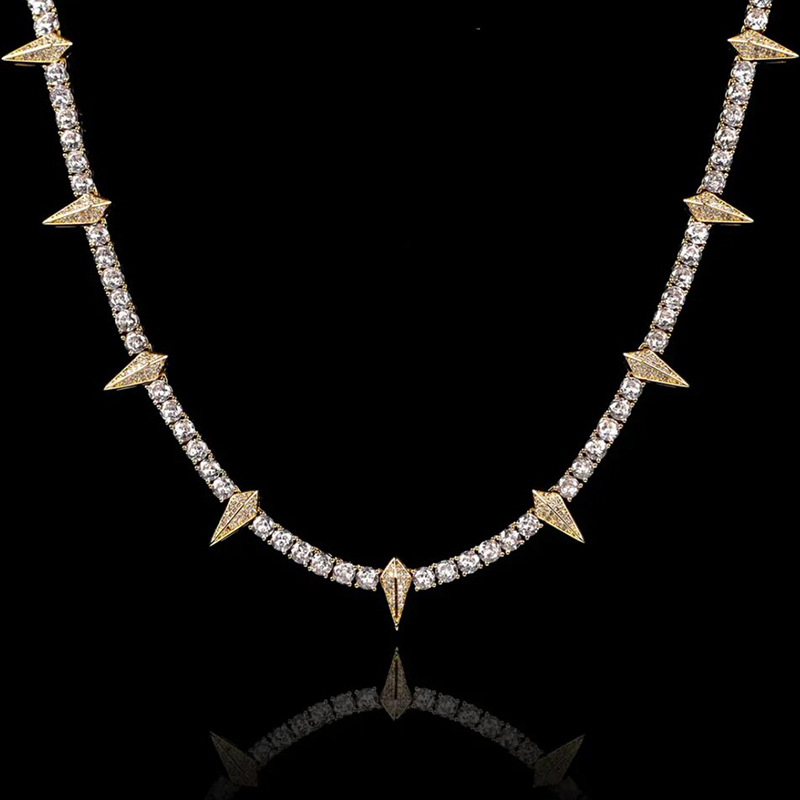 5mm 925s & Vvs Moissanite Fight Tooth And Claw Tennis Chain Iced Out - Image 7