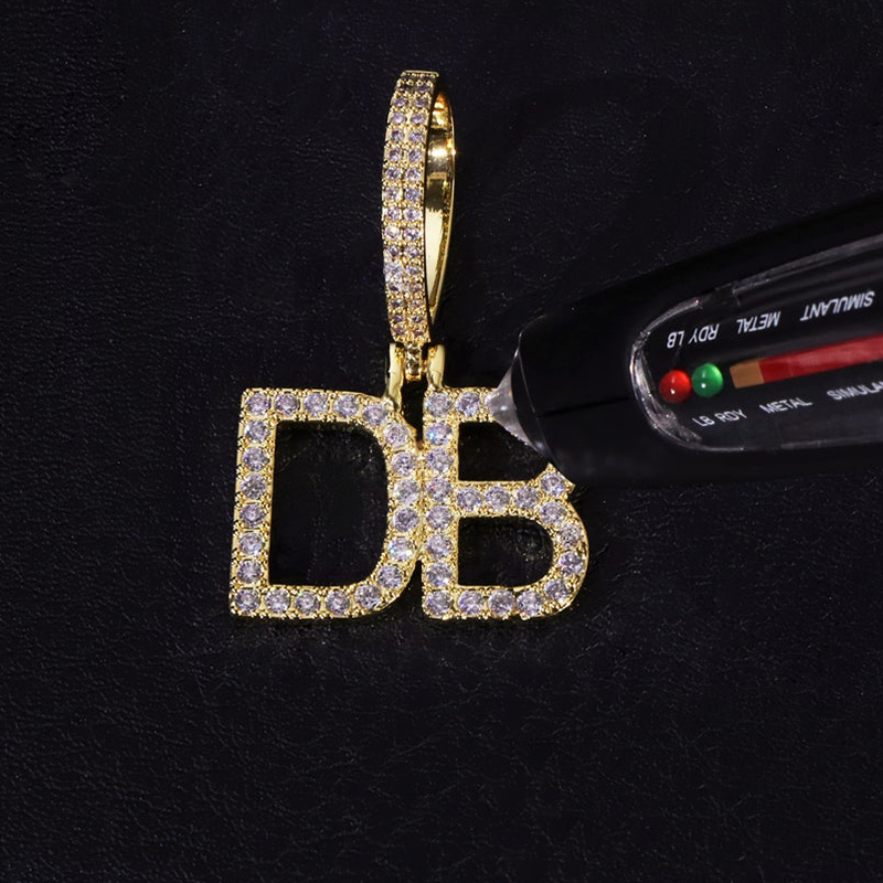 925s & Vvs Moissanite Custom Name Pendant Iced Out Shine With Street Luxury - Image 3