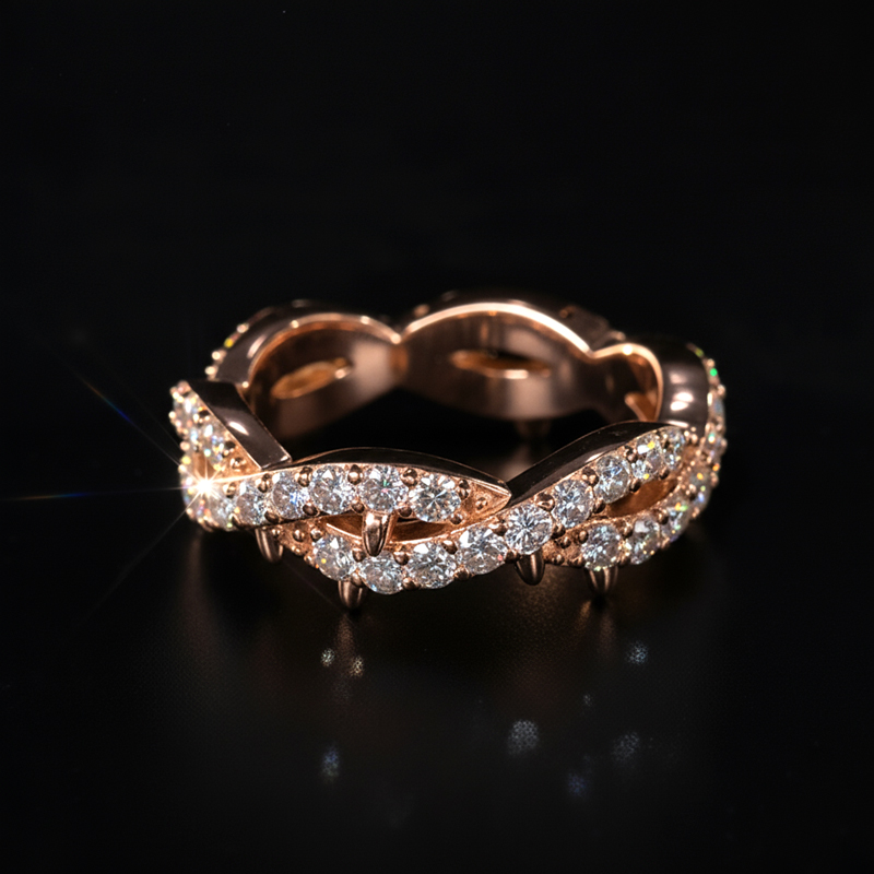 925s & Vvs Moissanite Diamond Thorn Ring Iced Out Shine With Street Luxury - Image 7
