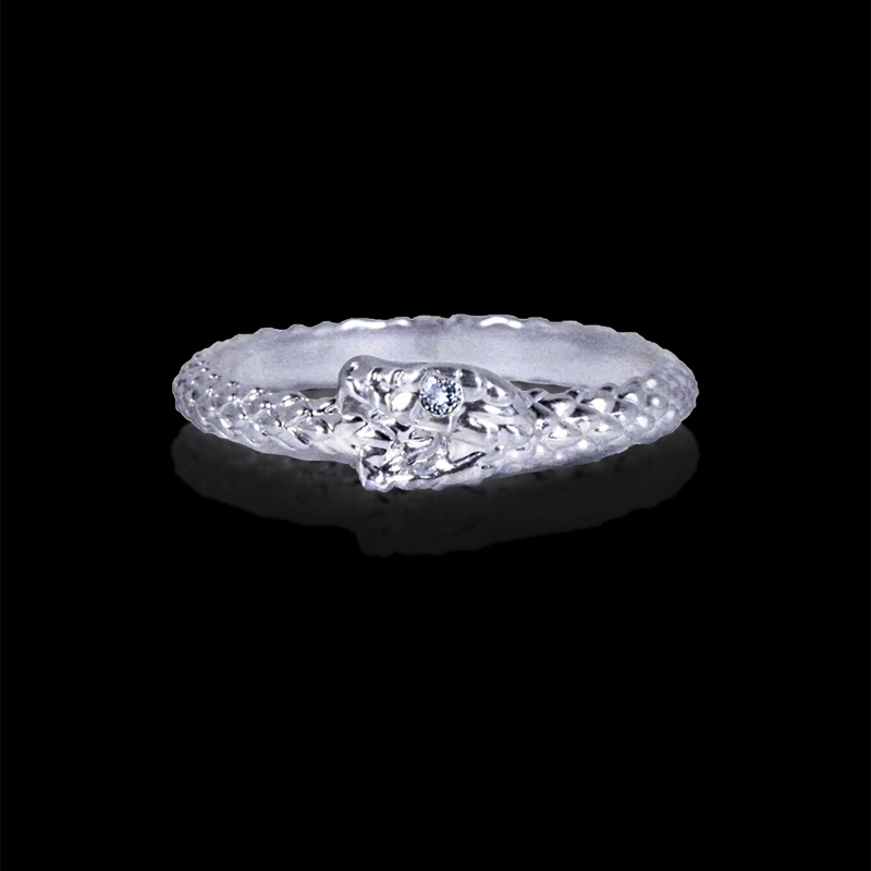 925s & Vvs Moissanite Ouroboros Ring Iced Out Shine With Street Luxury - Image 4