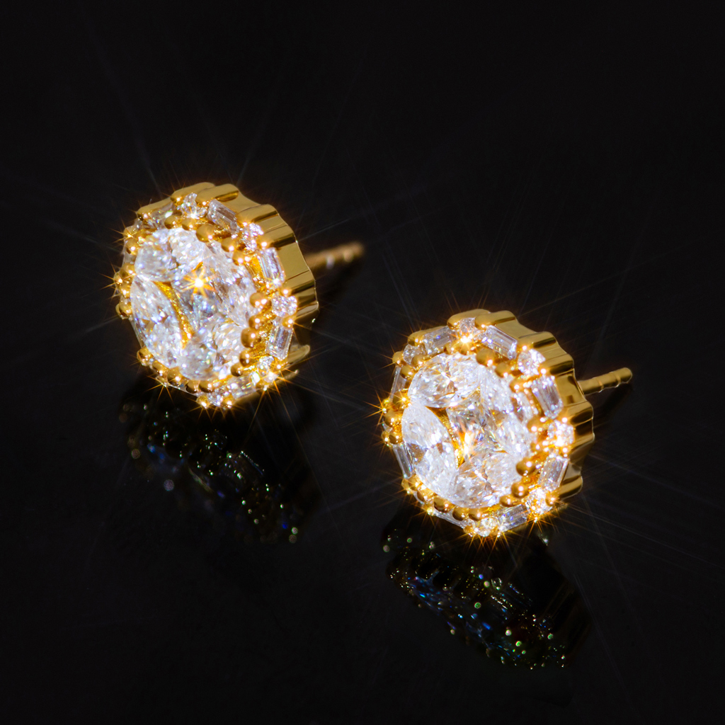 925s & Vvs Moissanite Diamond Earrings Iced Out Shine With Street Luxury - Image 6