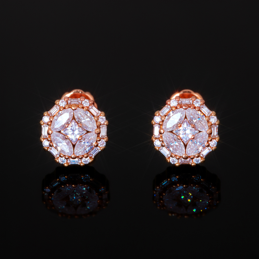 925s & Vvs Moissanite Diamond Earrings Iced Out Shine With Street Luxury - Image 7