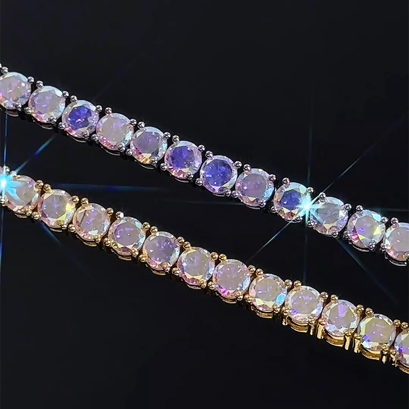 4mm Colorful Tennis Bracelet Iced Out With Bold Statement Appeal - Image 7