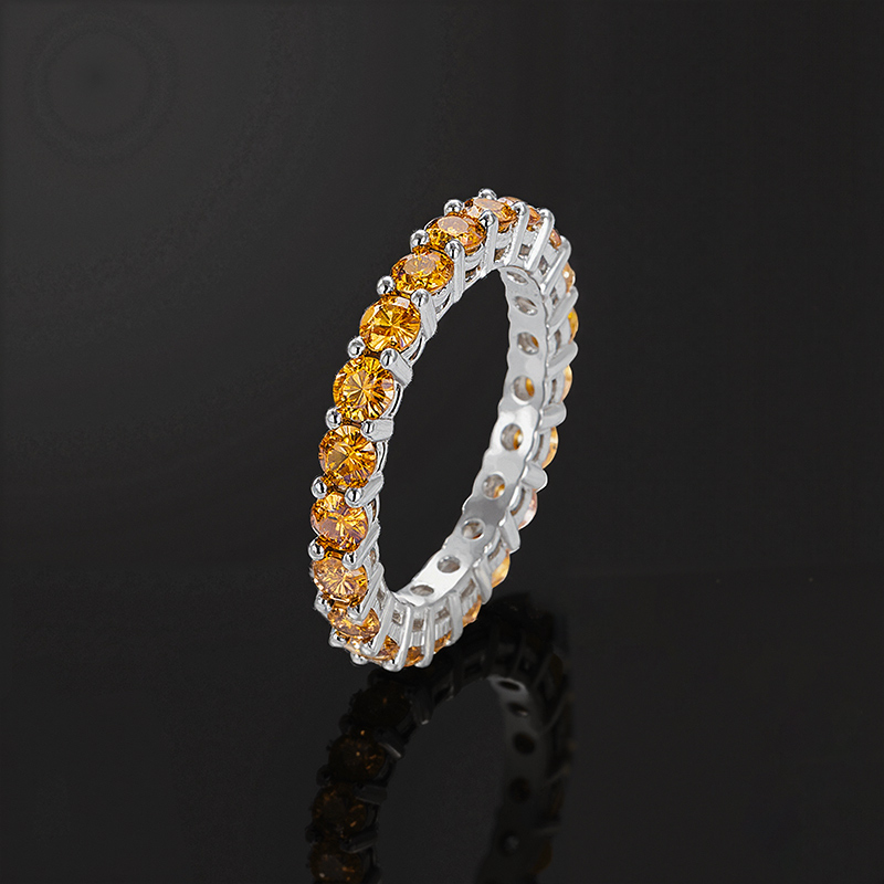 S925 & Moissanite 3mm Round Cut Ring Iced Out Shine With Street Luxury - Image 12