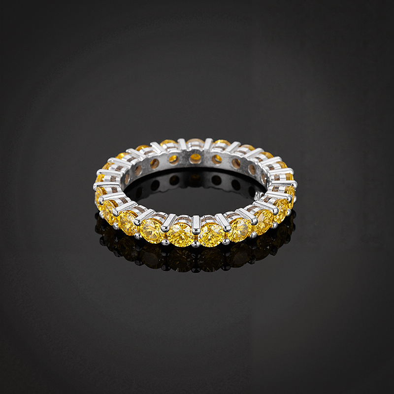 S925 & Moissanite 3mm Round Cut Ring Iced Out Shine With Street Luxury - Image 16