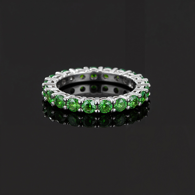 S925 & Moissanite 3mm Round Cut Ring Iced Out Shine With Street Luxury - Image 17