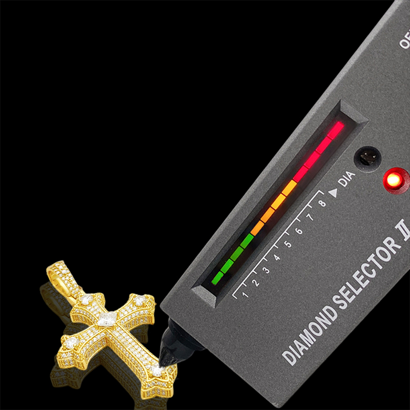 S925 & Moissanite Cross Pendant Iced Out Shine With Street Luxury - Image 7