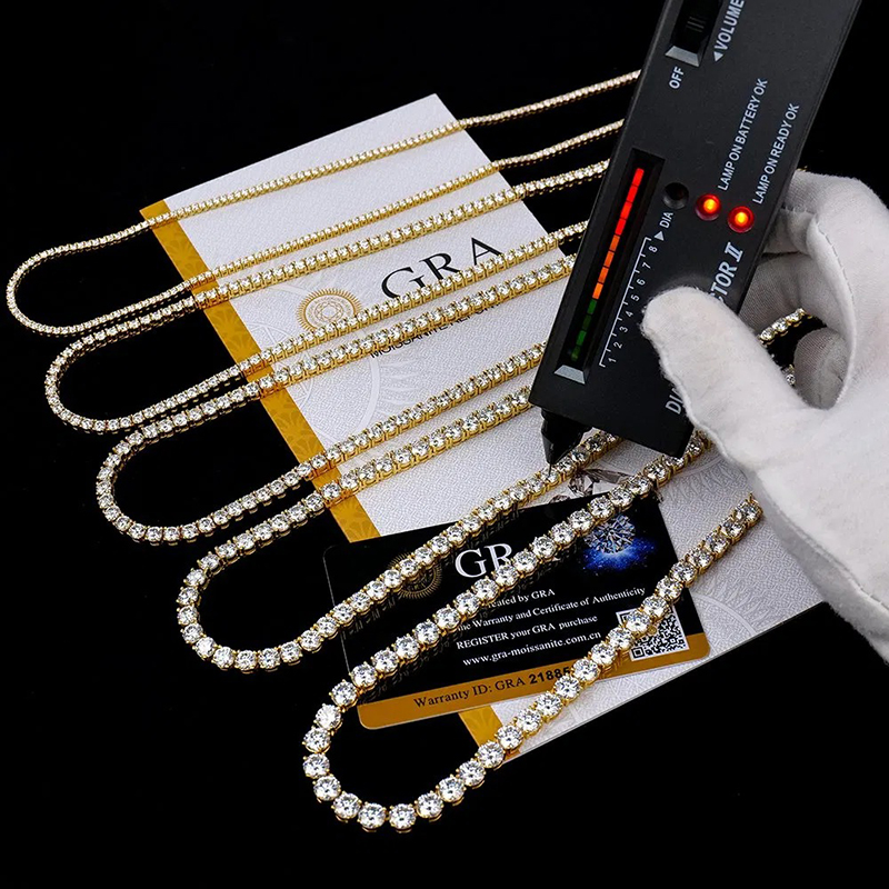 6mm S925 & Moissanite Tennis Chain Iced Out Shine With Street Luxury - Image 4