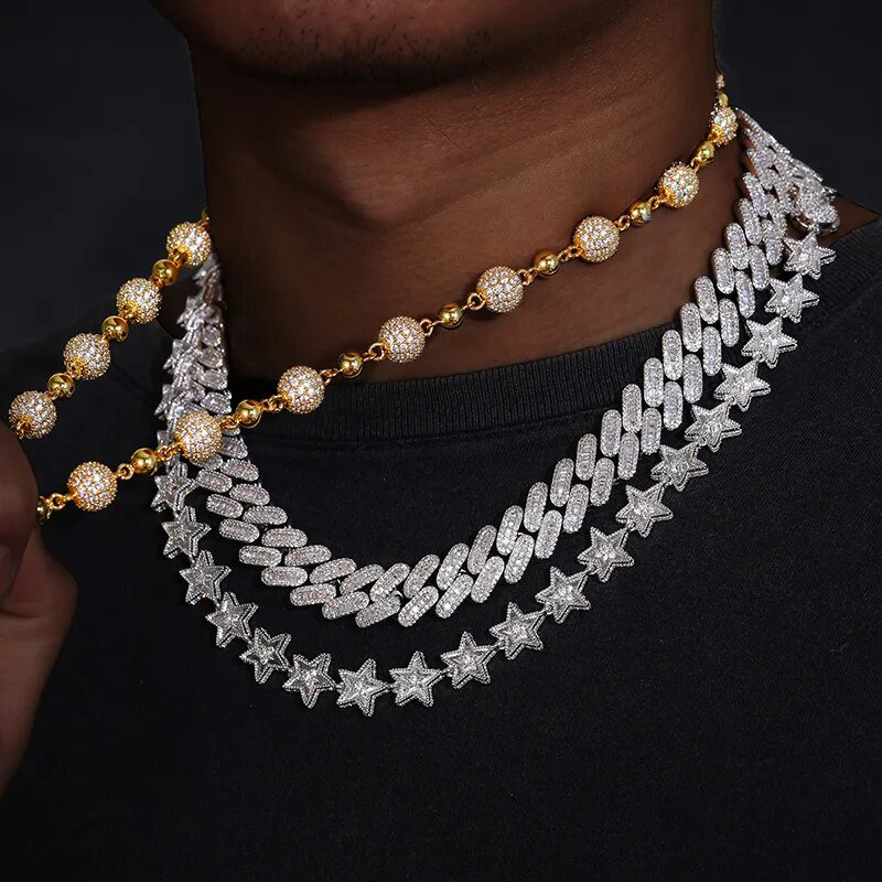 925s & Vvs Moissanite 8mm Iced Out Beads Chain With Street Luxury Shine - Image 7