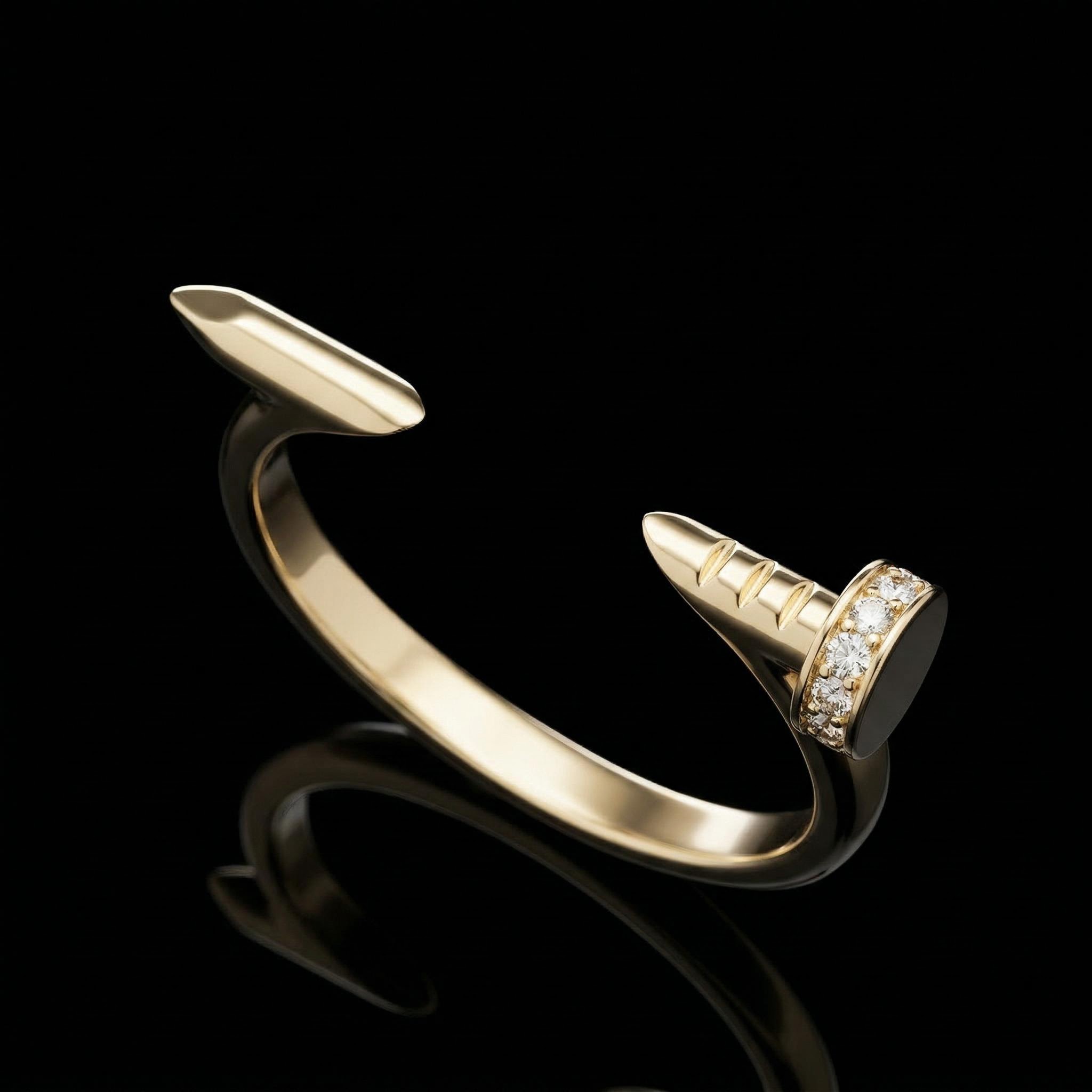 925s & Vvs Moissanite Nail Ring Iced Out Shine With Street Luxury - Image 5