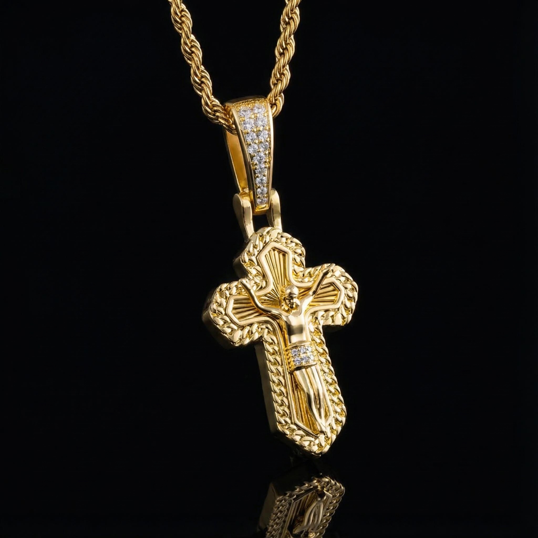 Ice Crucifix Cross Pendant Bold Statement Style With Street Luxury - Image 4