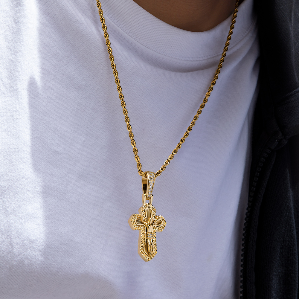 Ice Crucifix Cross Pendant Bold Statement Style With Street Luxury - Image 6