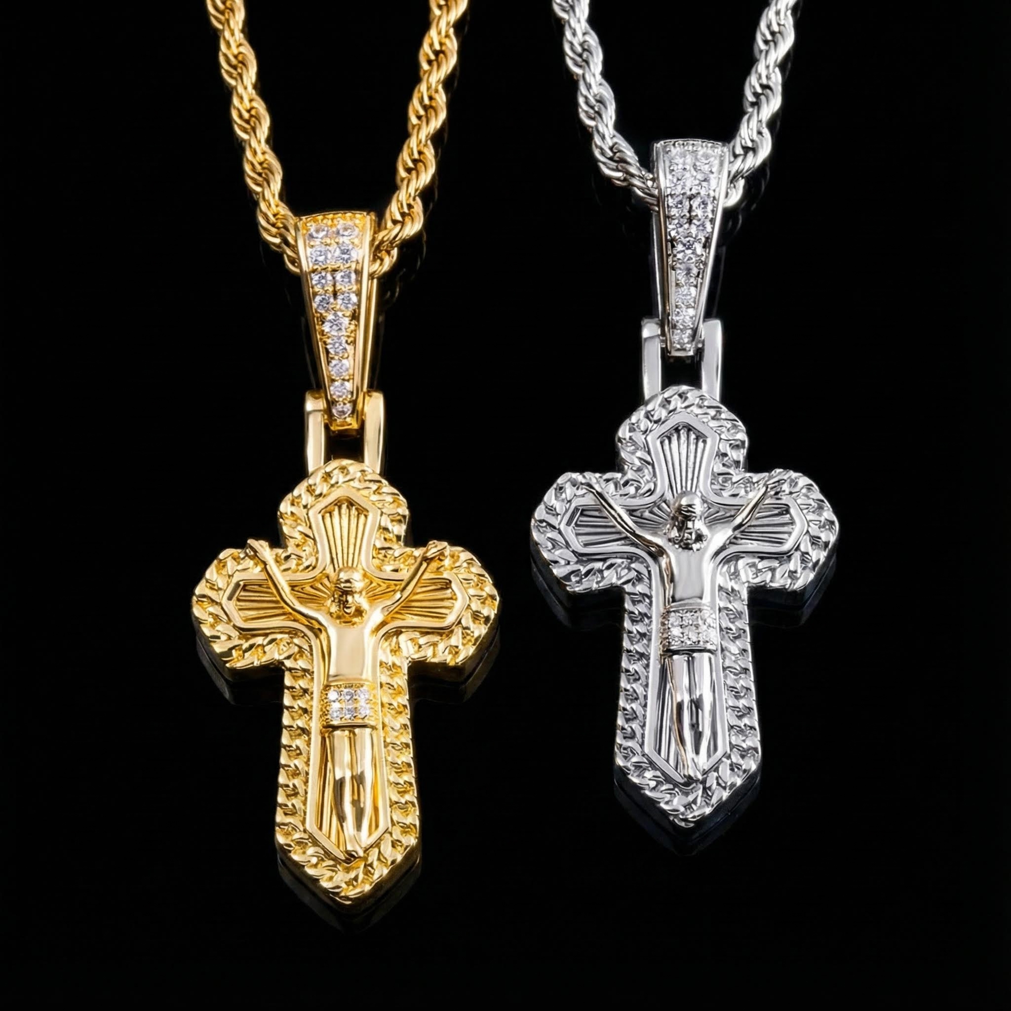 Ice Crucifix Cross Pendant Bold Statement Style With Street Luxury