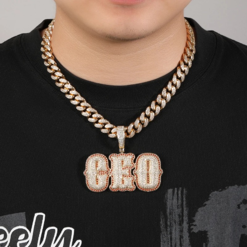 Custom Micro Pave Name Pendant Bold Statement Style With Street Luxury - Image 4
