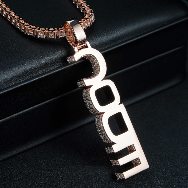 Iced Out Custom Vertical Letter Pendant Gold With Street Luxury Shine - Image 7