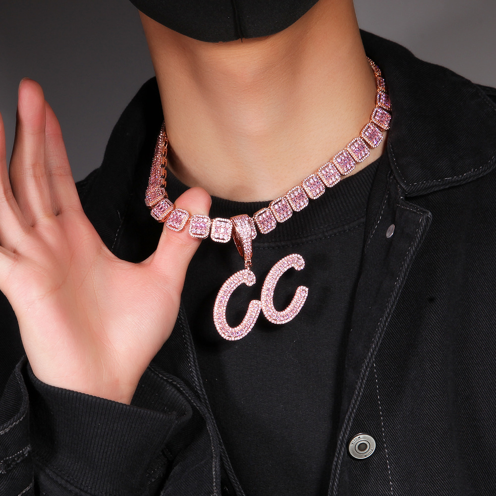 Iced Out Cursive Custom Name Pendant Gold With Street Luxury Shine - Image 6