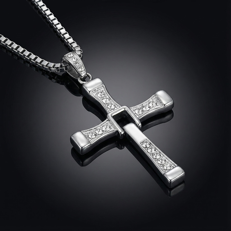 Couple Collapsible Cross Pendant Bold Statement Style With Street Luxury - Image 9