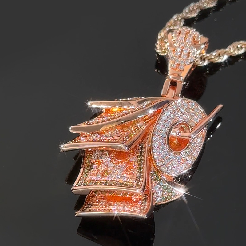 Hundred Dollar Bill Roll Pendant Bold Statement Style With Street Luxury - Image 5