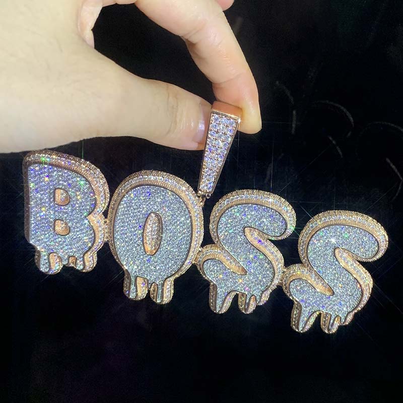 Iced Out Out Custom Drip Pendant Gold With Street Luxury Shine - Image 6