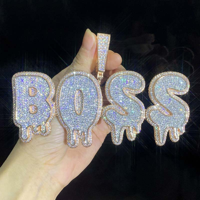 Iced Out Out Custom Drip Pendant Gold With Street Luxury Shine - Image 7