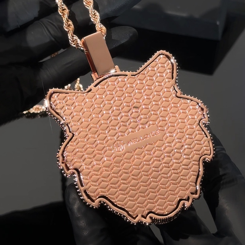 Iced Out Out Yellow& Black Diamond Tiger Pendant With Street Luxury Shine - Image 8
