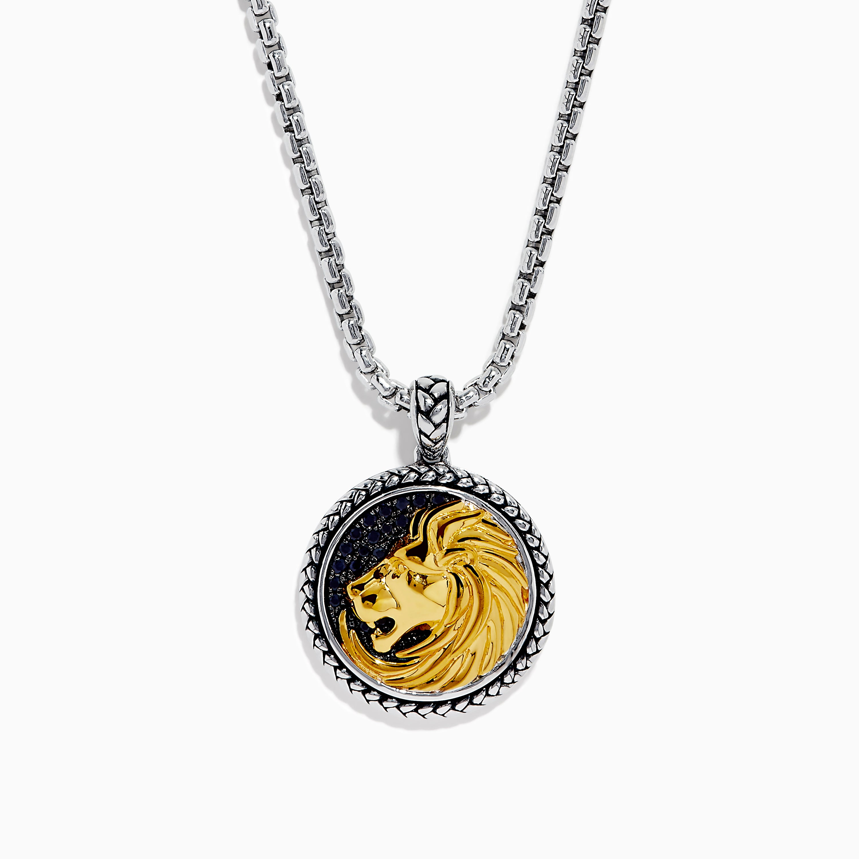 Iced Out Out Black Diamond Lion Pendant Gold With Street Luxury Shine - Image 5