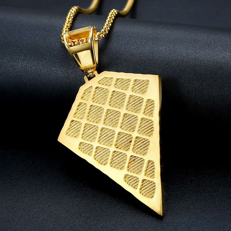 Iced Out Out Jesus Crucifix Cross Pendant In Gold With Street Luxury Shine - Image 5