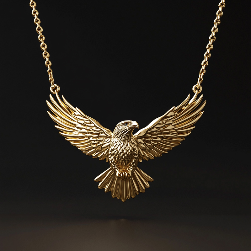 Unique Eagle Pendant Necklace Bold Statement Style With Street Luxury