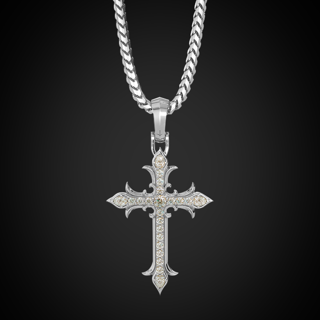 Faith Diamond Cross Pendant Iced Out Shine With Street Luxury - Image 3