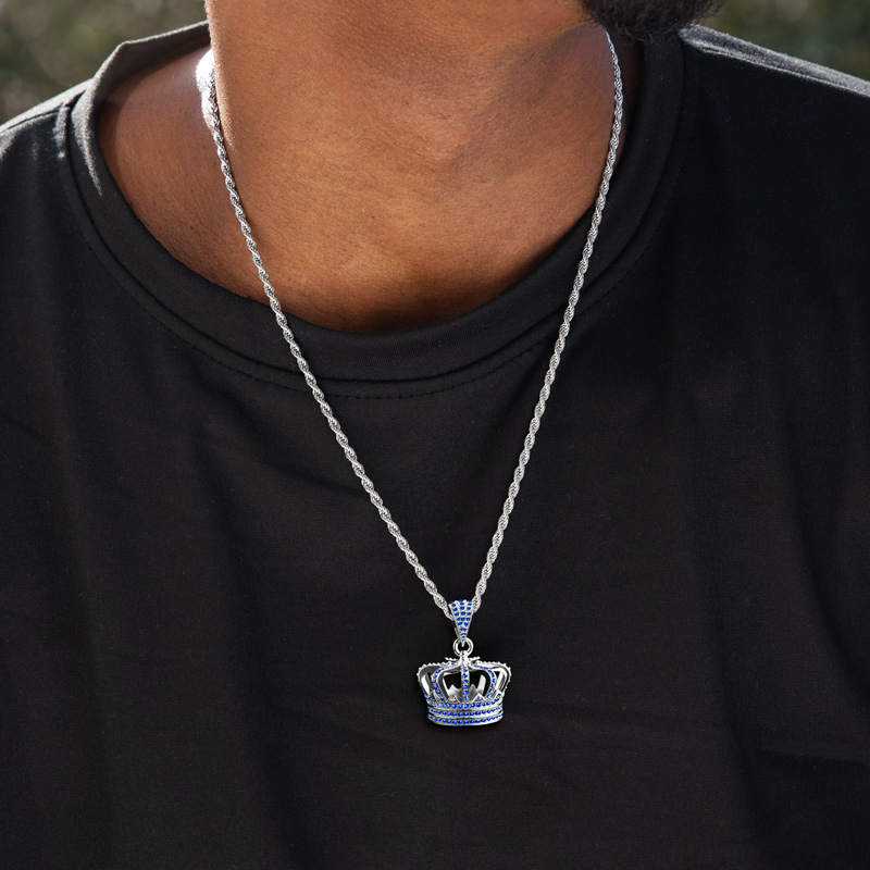 Iced Out Kings Crown Pendant Moissanite With Street Luxury Shine - Image 6
