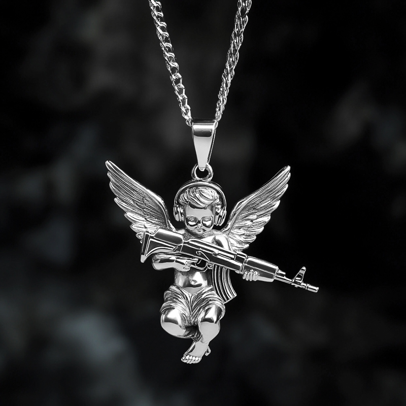 Angel Baby Pendant Bold Statement Style With Street Luxury - Image 3