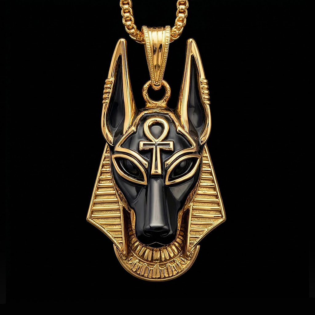 Egyptian Anubis Pendant Bold Statement Style With Street Luxury